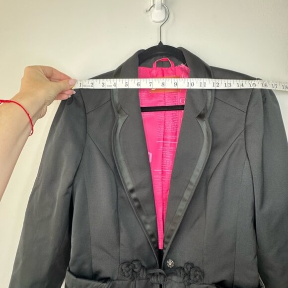 Authentic Vintage John Galliano Black Blazer – Size 42  (US 6) – Made in Italy - Picture 9 of 16